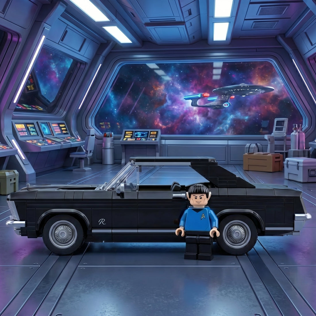 Star Trek 60th Anniversary - Spock Riviera Collector Building Set