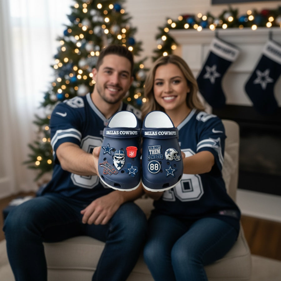 🎁 D.Cowboys 2025 Crocs With Charms