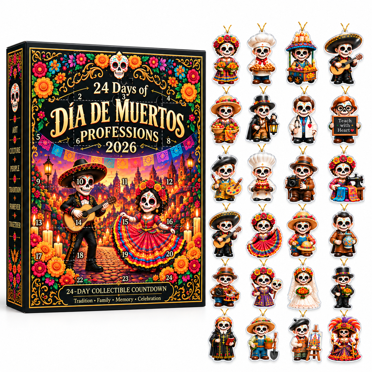 Día de Muertos Countdown Calendar