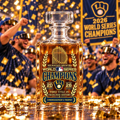 Milwaukee Brewers 2026 World Series Champions Collectible Decanter – First Title in Franchise History