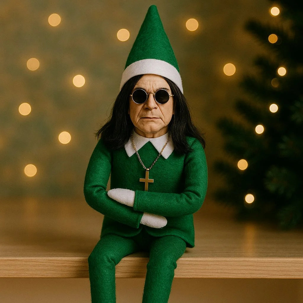Ozzy Christmas Elf Doll