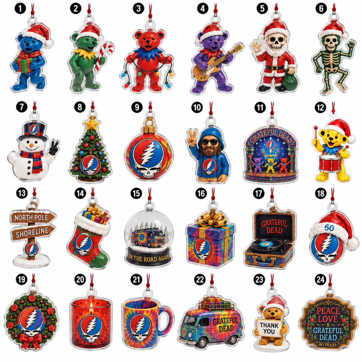 Grateful Dead 60th Anniversary Advent Calendar