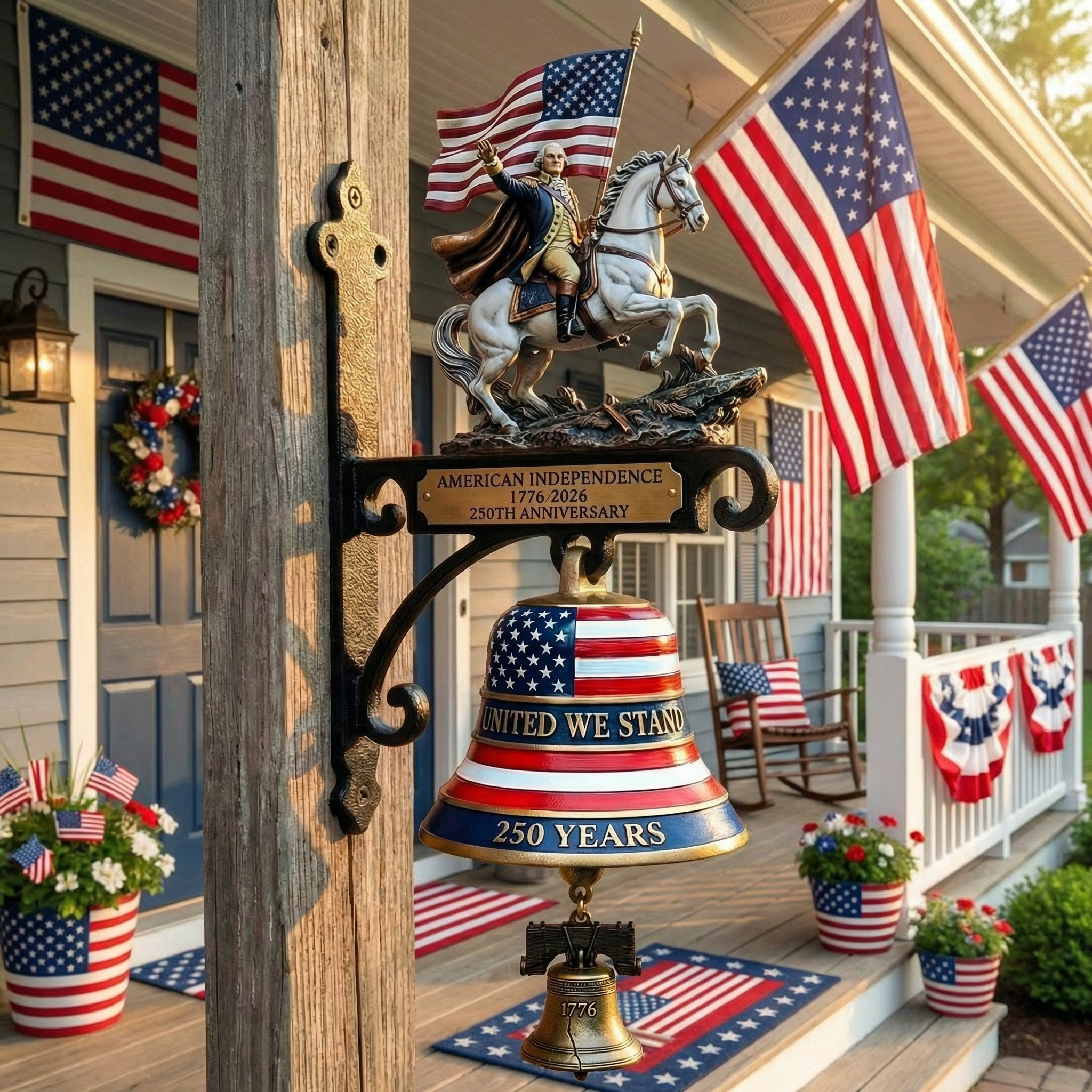 American Independence 250th Anniversary -  “United We Stand” Commemorative Doorbell