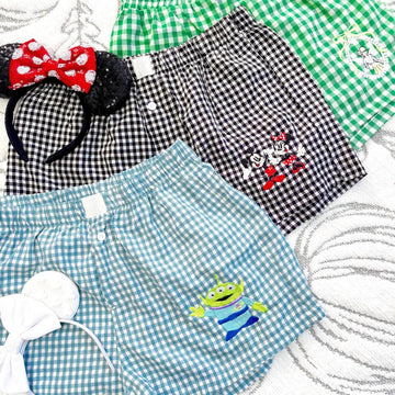 Disney Character Inspired Gingham Shorts