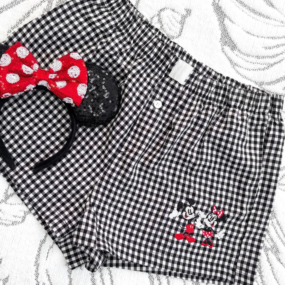Disney Character Inspired Gingham Shorts