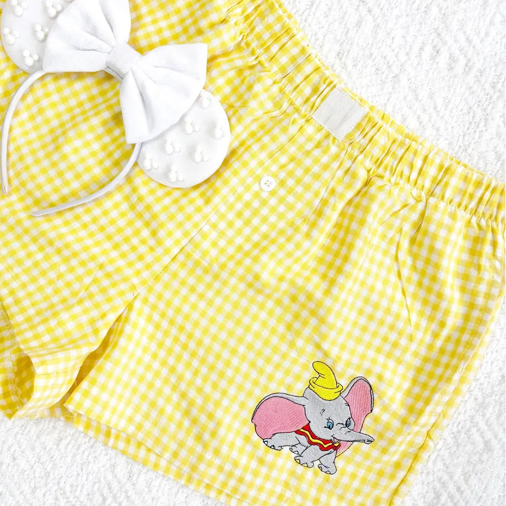 Disney Character Inspired Gingham Shorts