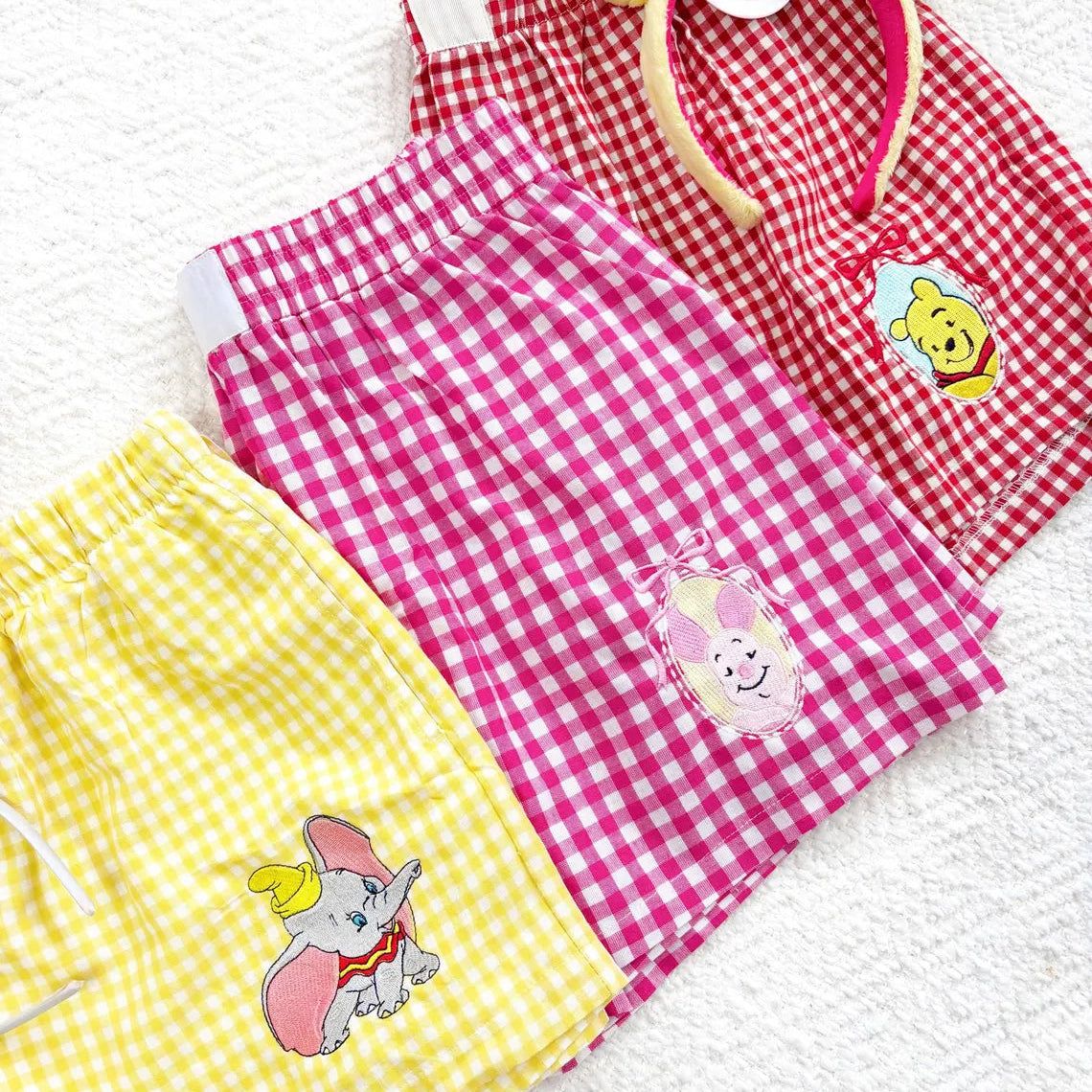 Disney Character Inspired Gingham Shorts