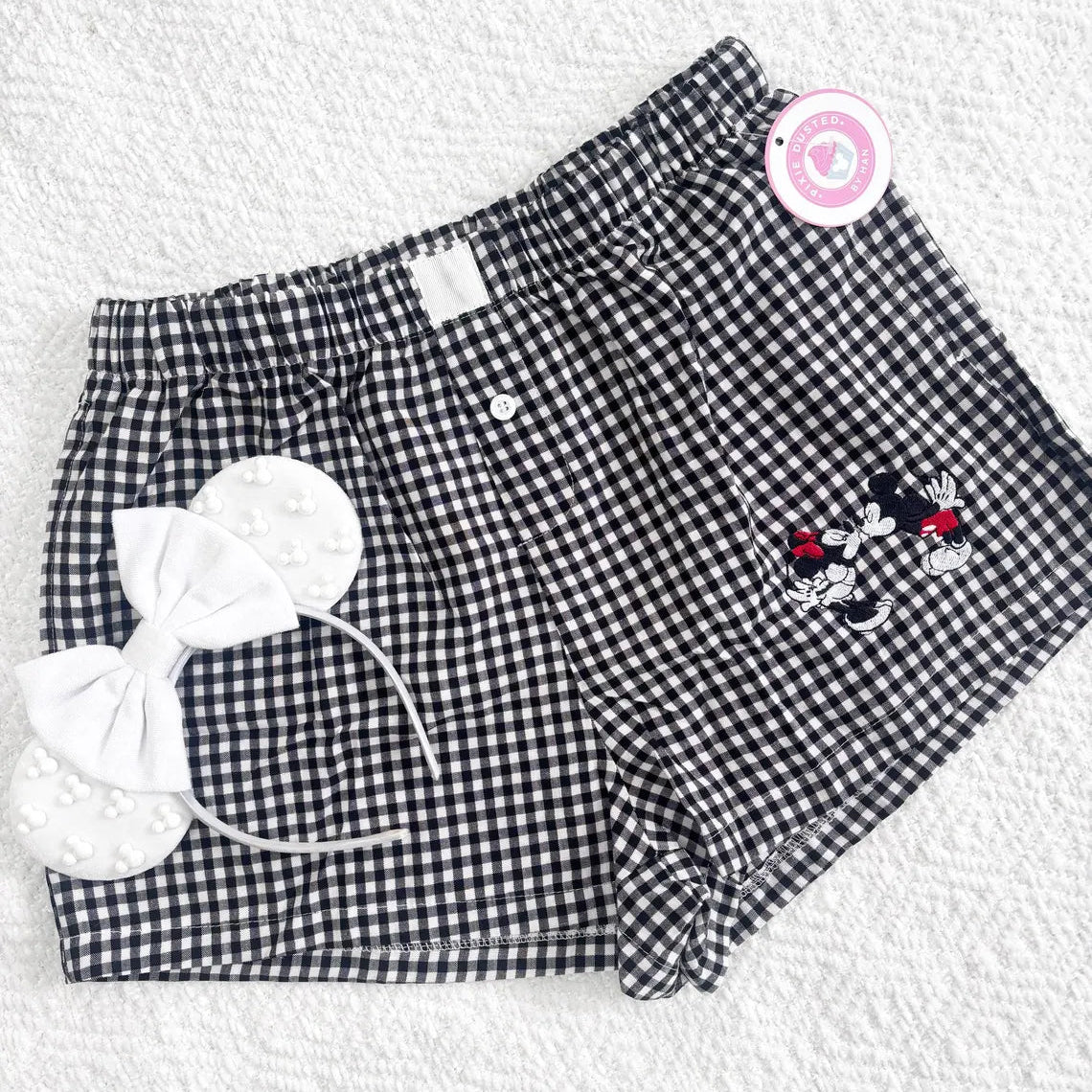 Disney Character Inspired Gingham Shorts