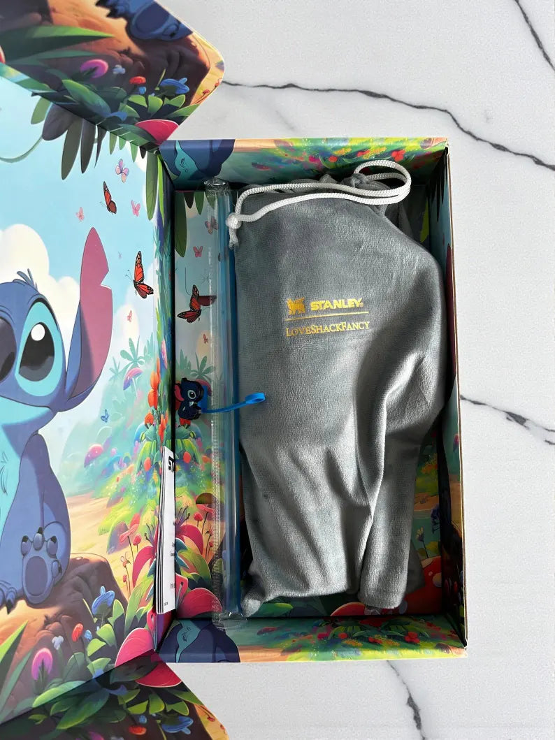 40oz Stitch Limited Tumbler with Straw&Topper