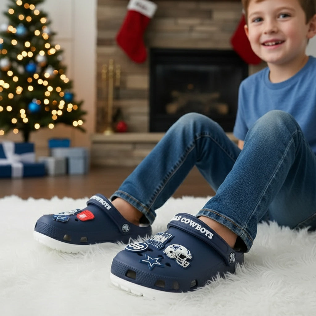 🎁 D.Cowboys 2025 Crocs With Charms
