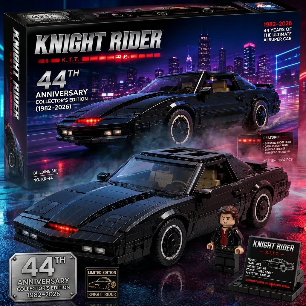 Knight Rider KITT 44th Anniversary Building Set 🚗