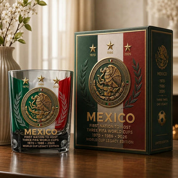 Mexico WC 2026 Whiskey Glass – Limited Edition Collectible