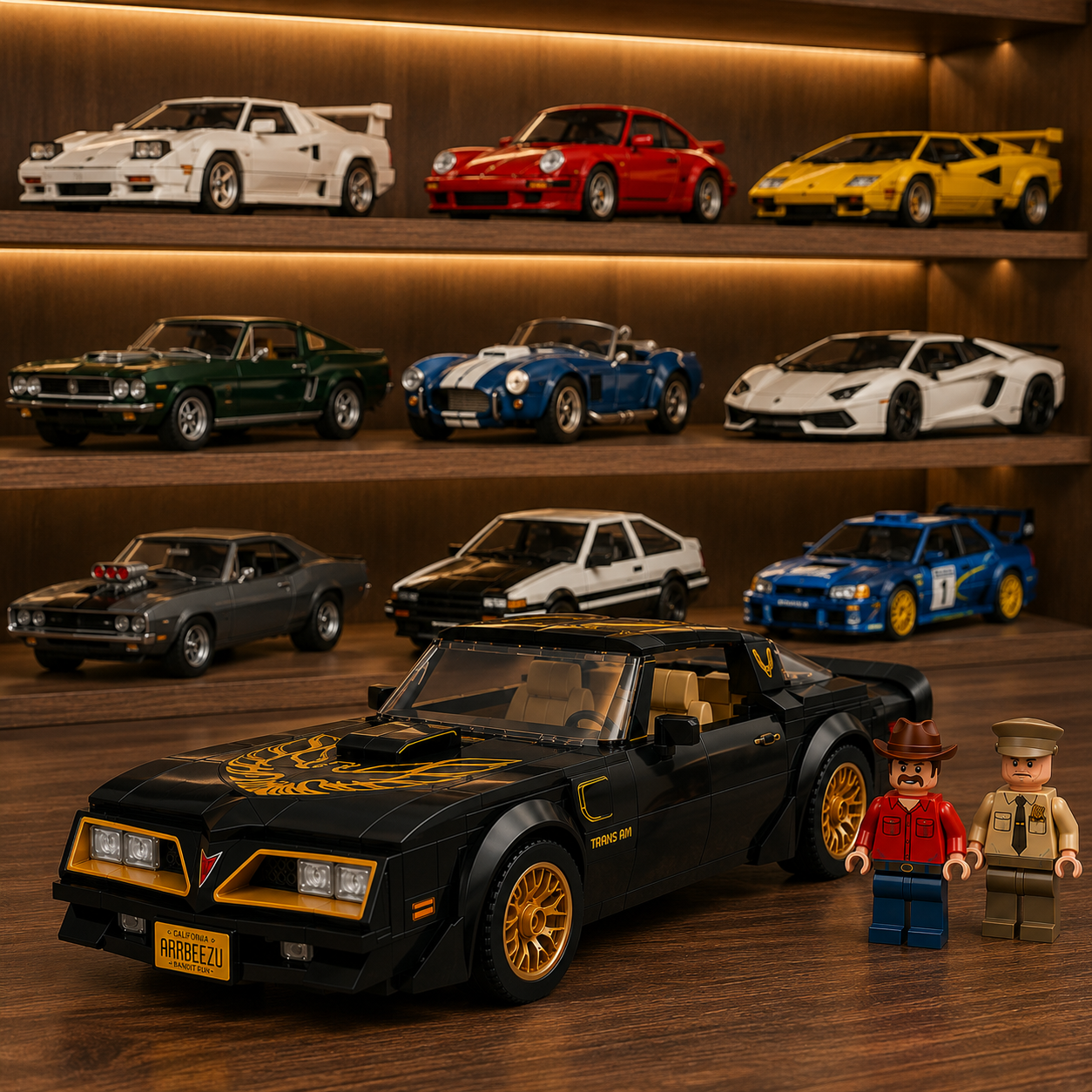 Smokey and the Bandit 50th Anniversary - Pontiac Firebird Trans Am Building Set